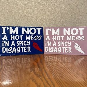 Wood sign that can stand on its own